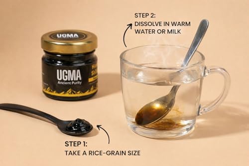 UGMA Shilajit jar closeup